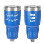 Mother's Day 30 oz Stainless Steel Tumbler - Royal Blue - Double-Sided