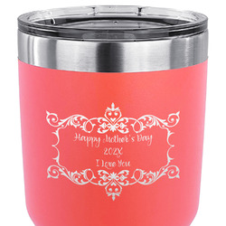 Mother's Day 30 oz Stainless Steel Tumbler - Coral - Single Sided