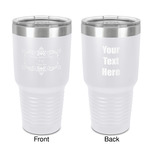 Mother's Day 30 oz Stainless Steel Tumbler - White - Double-Sided