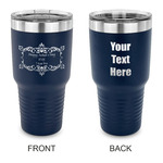 Mother's Day 30 oz Stainless Steel Tumbler - Navy - Double Sided