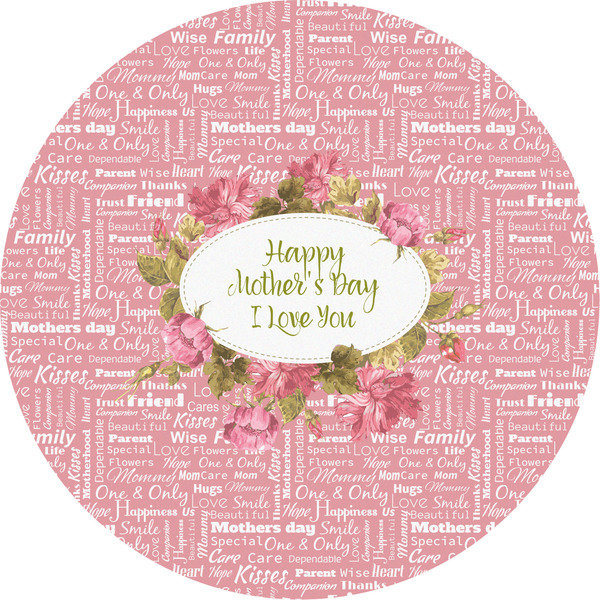 Custom Mother's Day Multipurpose Round Labels - 5"