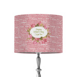 Mother's Day 8" Drum Lamp Shade - Fabric