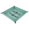 Mother's Day 9" x 9" Teal Leatherette Snap Up Tray - MAIN