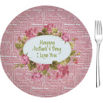 Mother's Day Glass Appetizer / Dessert Plate 8"