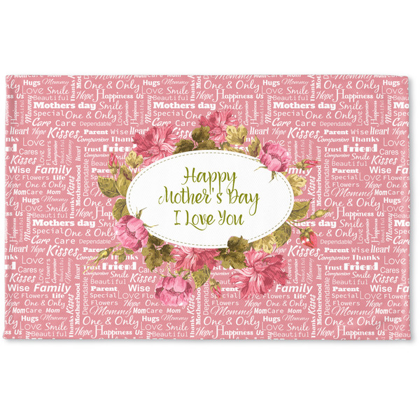 Custom Mother's Day Woven Mat