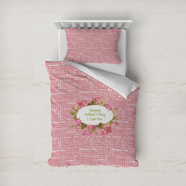 Custom Mother's Day Duvet Cover Set - Twin