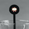 Mother's Day Black Plastic 7" Stir Stick - Round - Main