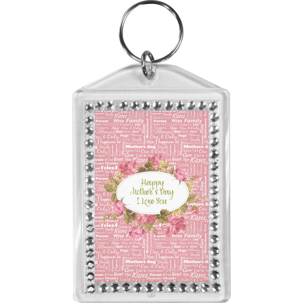 Custom Mother's Day Bling Keychain