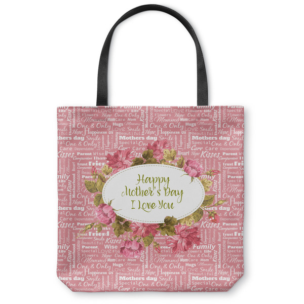 Custom Mother's Day Canvas Tote Bag - Medium - 16"x16"