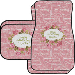 Mother's Day Car Floor Mats Set - 2 Front & 2 Back