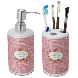 Mother's Day Ceramic Bathroom Accessories Set