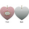 Mother's Day Ceramic Flat Ornament - Heart Front & Back (APPROVAL)