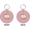 Mother's Day Circle Keychain (Front + Back)