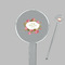 Mother's Day Clear Plastic 7" Stir Stick - Round - Closeup