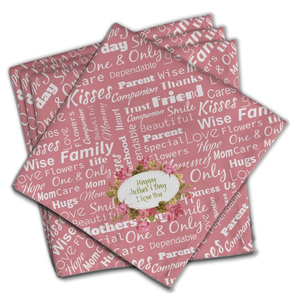 Custom Mother's Day Cloth Napkins (Set of 4)