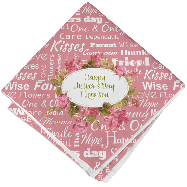 Custom Mother's Day Cloth Cocktail Napkin - Single