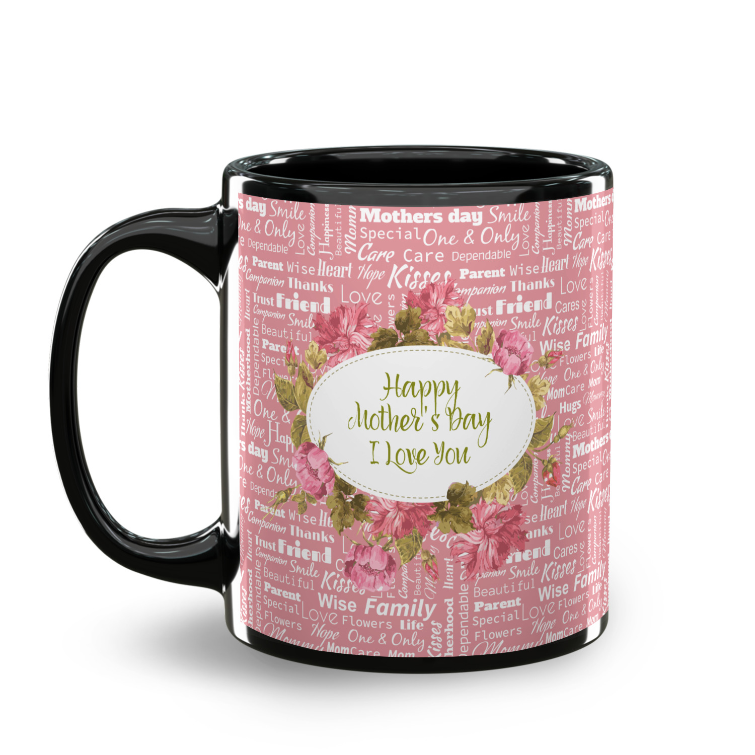Custom New Mom Coffee Mug - 11oz Pink