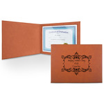 Mother's Day Leatherette Certificate Holder - Front