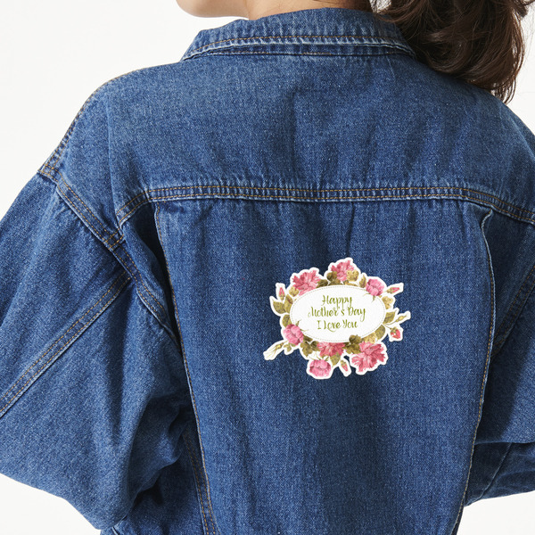 Custom Mother's Day Twill Iron On Patch - Custom Shape - X-Large