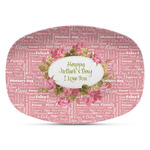 Mother's Day Plastic Platter - Microwave & Oven Safe Composite Polymer