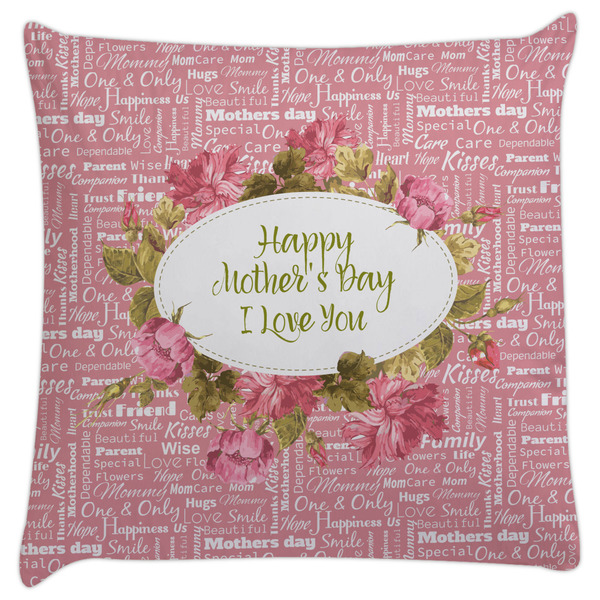 Custom Mother's Day Decorative Pillow Case