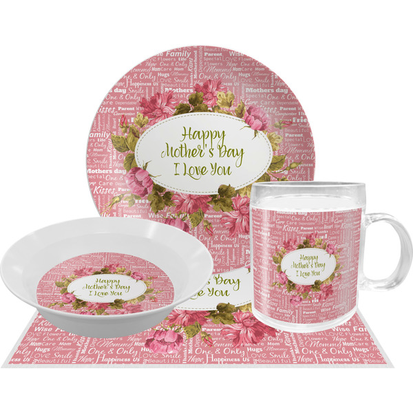 Custom Mother's Day Dinner Set - Single 4 Pc Setting