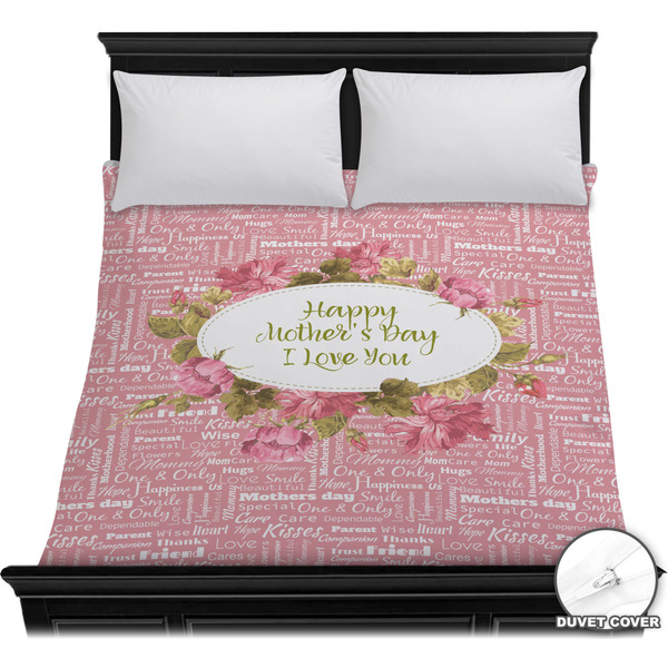 Custom Mother's Day Duvet Cover - Full / Queen