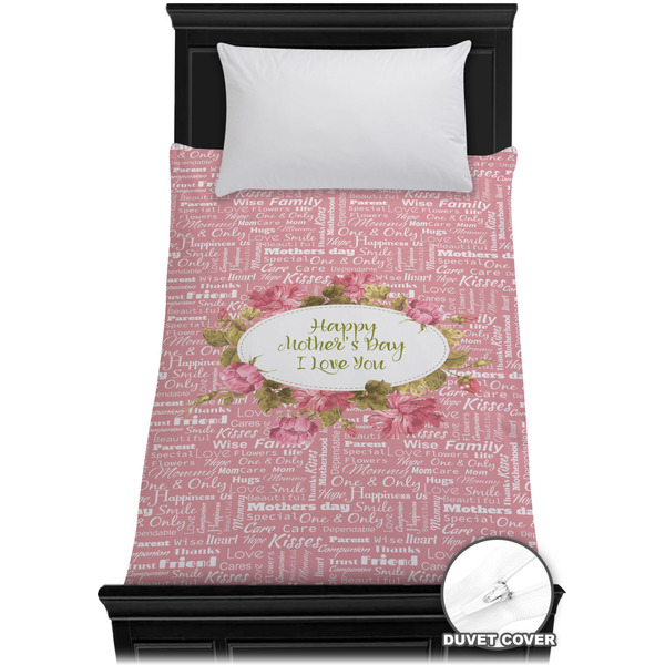 Custom Mother's Day Duvet Cover - Twin