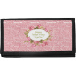 Mother's Day Canvas Checkbook Cover