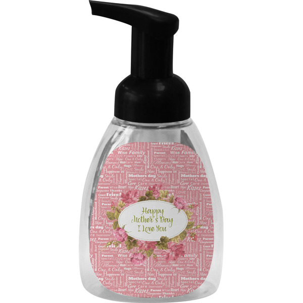 Custom Mother's Day Foam Soap Bottle - Black