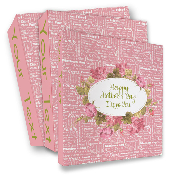 Custom Mother's Day 3 Ring Binder - Full Wrap