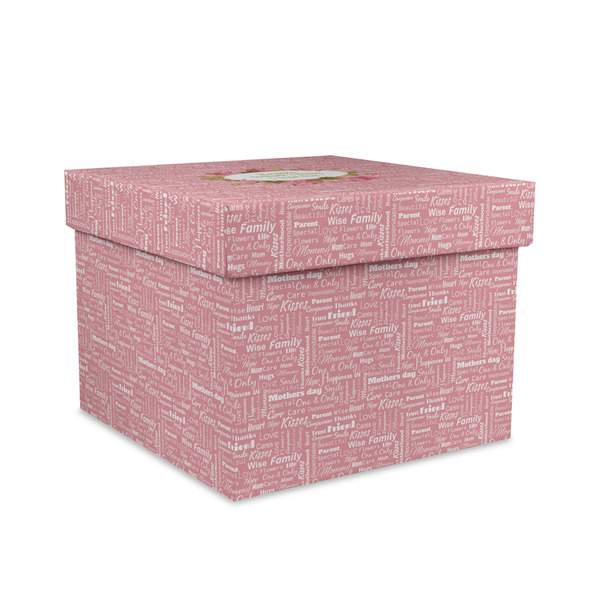 Custom Mother's Day Gift Box with Lid - Canvas Wrapped - Large