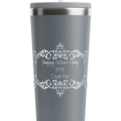 Mother's Day RTIC Everyday Tumbler with Straw - 28oz - Grey - Single-Sided