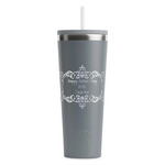 Mother's Day RTIC Everyday Tumbler with Straw - 28oz - Grey - Single-Sided