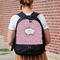 Mother's Day Large Backpack - Black - On Back