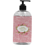 Mother's Day Plastic Soap / Lotion Dispenser (16 oz - Large - Black)