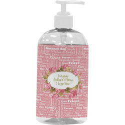 Mother's Day Plastic Soap / Lotion Dispenser (16 oz - Large - White)