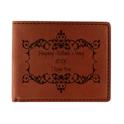 Mother's Day Leatherette Bifold Wallet - Single Sided