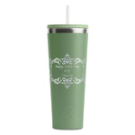 Mother's Day RTIC Everyday Tumbler with Straw - 28oz - Light Green - Single-Sided
