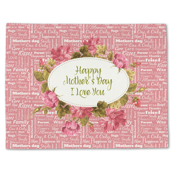 Custom Mother's Day Single-Sided Linen Placemat - Single