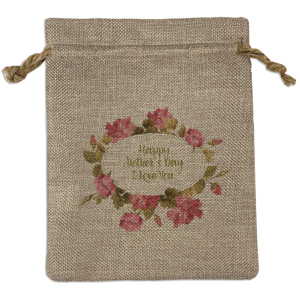 Custom Mother's Day Burlap Gift Bag