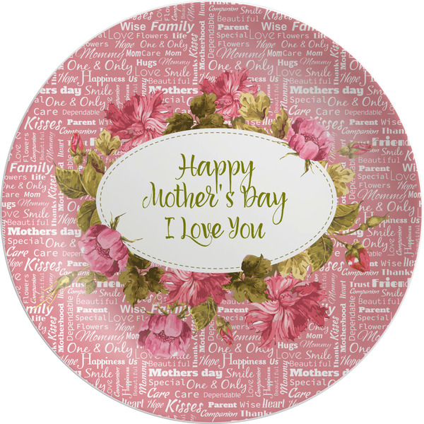 Custom Mother's Day Melamine Plate