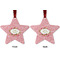 Mother's Day Metal Star Ornament - Front and Back