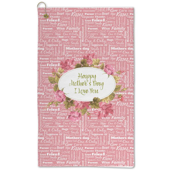 Custom Mother's Day Microfiber Golf Towel