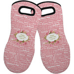 Mother's Day Neoprene Oven Mitts - Set of 2