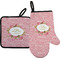 Mother's Day Neoprene Oven Mitt and Pot Holder Set