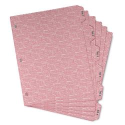 Mother's Day Binder Tab Divider - Set of 6