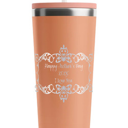 Mother's Day RTIC Everyday Tumbler with Straw - 28oz - Peach - Single-Sided