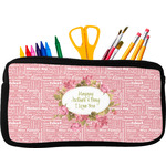 Mother's Day Neoprene Pencil Case