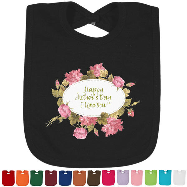 Custom Mother's Day Cotton Baby Bib